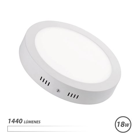 DOWNLIGHT CIRCULAR SOBRE PARED LED 18W LUZ BLANCA ELBAT - EB0324