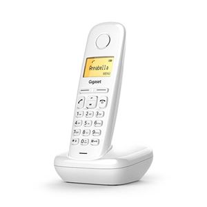 TELÉFONO DECT GIGASET A170 BLANCO | LCD 1.5" | FUNCION ALARMA - A170BLANCO