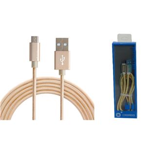 CABLE USB A MICRO USB METAL GOLD CROMAD - CR0929