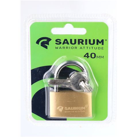 CANDADO LATON, 40MM SAURIUM - 47660-3