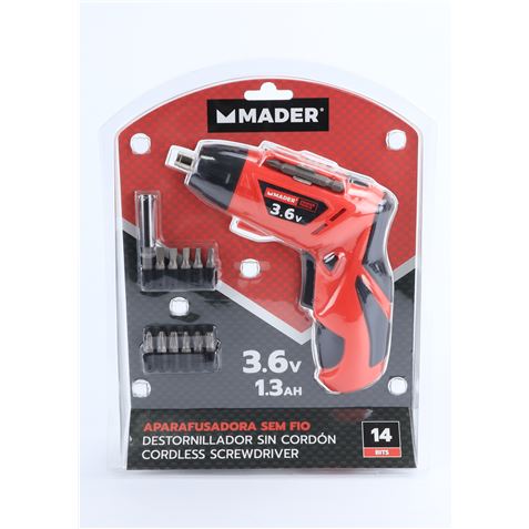 ATORNILLADOR A BATERIA 3.6V 1300MAH MADER - 63840-2