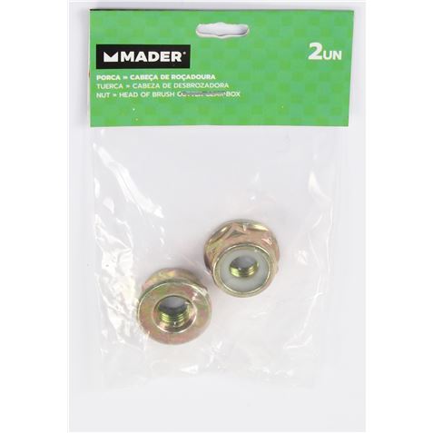 TUERCA PARA CABEZA DE DESBROZADORA 2 UNIDADES MADER - 65991-1