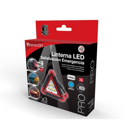 LINTERNA LED SEÑALIZACION EMERGENCIA 700 LUMEN SEVENON - 85081