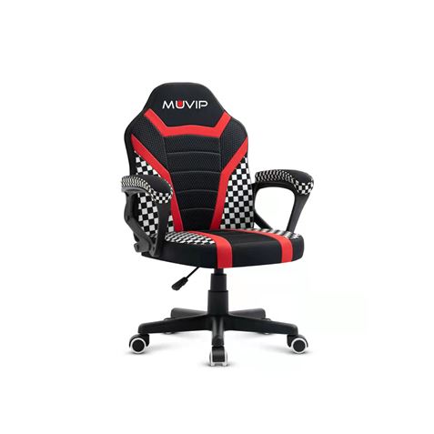 SILLA GAMING GM1500 NEGRO / ROJO RACING MUVIP - MV0382-1