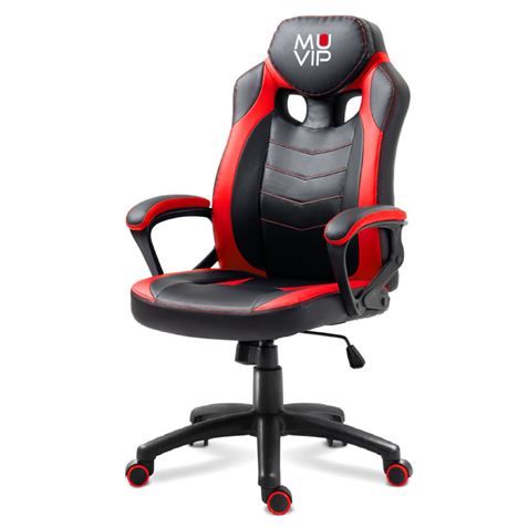 SILLA GAMING GM1400 NEGRO / ROJO MUVIP - MV0377-1