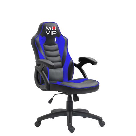 SILLA GAMING GM1100 NEGRO / AZUL MUVIP - MV0360-1