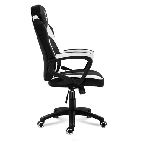 SILLA GAMING GM1300 TELA NEGRO / BLANCO MUVIP - MV0364-2