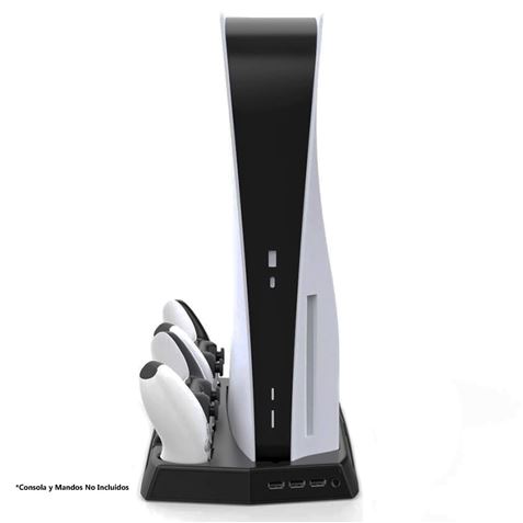 SOPORTE VERTICAL REFRIGERADOR + BASE CARGA MANDOS PS5 - 55007-1