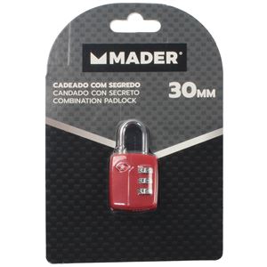 CANDADO 30MM. CON COMBINACION MADER - 31204-1