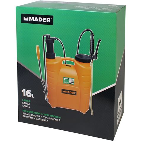 SULFATADORA DE ESPALDA MANUAL 16 LITROS MADER - 49097-1 SULFATADORA DE ESPALDA MANUAL 16 LITROS MADER - 49097-1