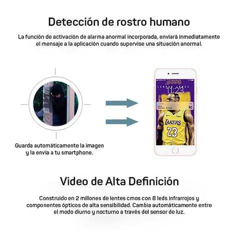 REACONDICIONADO CAMARA IP SOLAR TIPO BULLET 3.6MM 2MP | WIFI | SD | CAMVIEW - CV0197-3