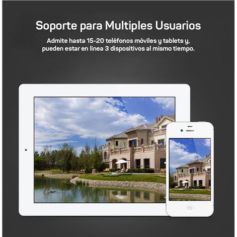 REACONDICIONADO CAMARA IP SOLAR TIPO BULLET 3.6MM 2MP | WIFI | SD | CAMVIEW - CV0197-8