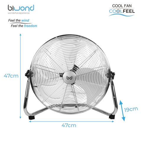 VENTILADOR INDUSTRAIL COOLFEEL 90W 16" BIWOND - BW0080-1