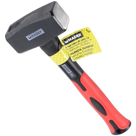 MACETA CUADRADA FIBRA 1KG MADER - 61048-2