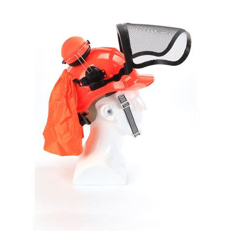 CASCO + PROTECCION FACIAL + AURICULARES MADER - 49059-1