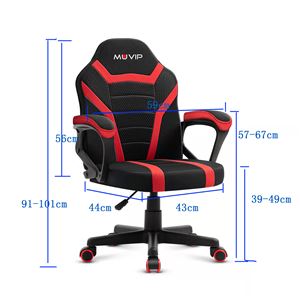 SILLA GAMING GM1500 NEGRO / ROJO MUVIP - GM1500