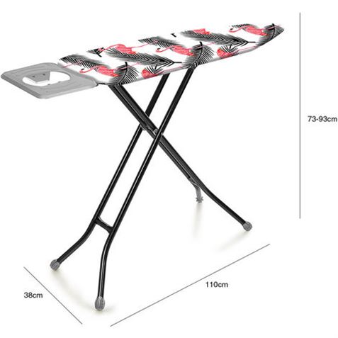 TABLA DE PLANCHAR 38X110CM MODELO FLAMENCOS - 04071-2