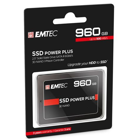 DISCO DURO SSD 960GB POWER PLUS EMTEC - ECSSD960GX150