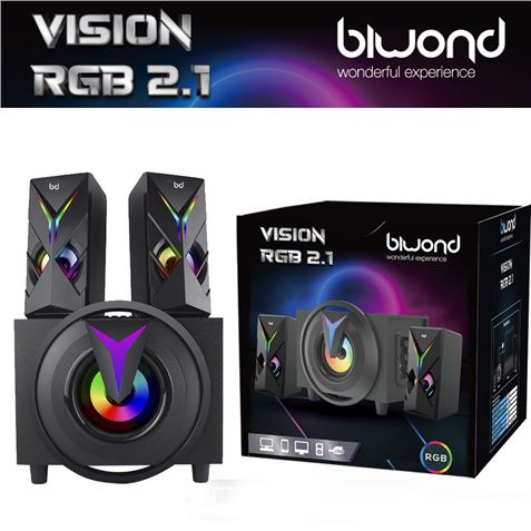 ALTAVOCES GAMING 2.1 16W VISION RGB BIWOND - BW0092-1 ALTAVOCES GAMING 2.1 16W VISION RGB BIWOND - BW0092-1