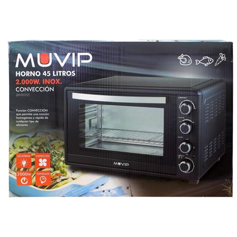 REACONDICIONADOS HORNO 45 LITROS 2000W INOX MUVIP - MV0222-1