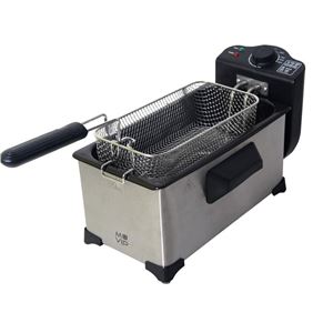 REACONDICIONADO FREIDORA 3 LITROS INOXIDABLE 2000W DESMONTABLE MUVIP - MV0136-1 REACONDICIONADO FREIDORA 3 LITROS INOXIDABLE 2000W DESMONTABLE MUVIP - MV0136-1