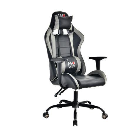 REACONDICIONADA SILLA GAMING GM4000 NEGRO/GRIS MUVIP - MV0311-1