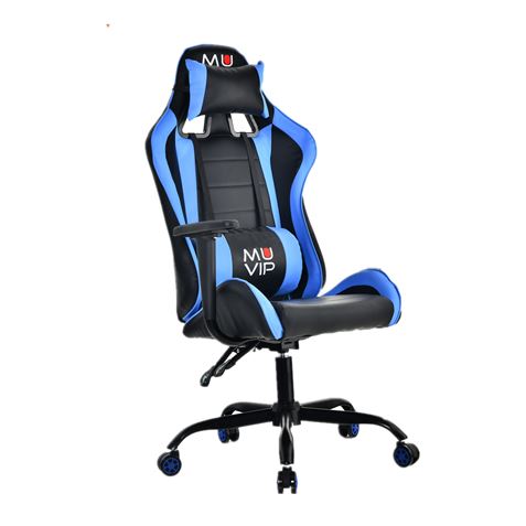 REACONDICIONADA SILLA GAMING GM4000 NEGRO/AZUL MUVIP - MV0312-1