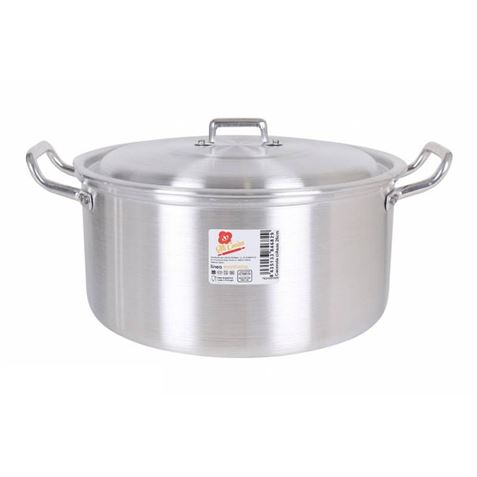 REACONDICIONADA CACEROLA ALUMINIO CON ASAS 24CM 5 LITROS - 7631001024