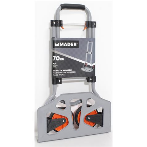 CARRETILLA ALMACEN ALUMINIO PLEGABLE 70KG MADER - 87667-2