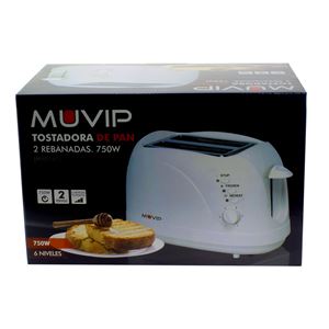 REACONDICIONADA TOSTADORA DE PAN 750W MUVIP - MV0161-1 REACONDICIONADA TOSTADORA DE PAN 750W MUVIP - MV0161-1