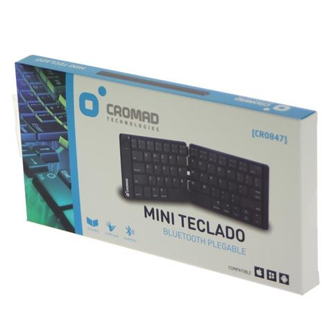 REACONDICIONADO MINI TECLADO BLUETOOTH PLEGABLE CROMAD - CR0847-6