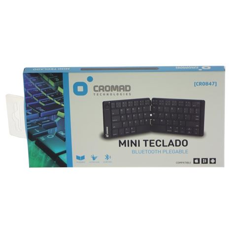 REACONDICIONADO MINI TECLADO BLUETOOTH PLEGABLE CROMAD - CR0847-7