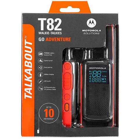 PACK 2 WALKIE-TALKIE MOTOROLA TLKR-T82 NEGRO - B8P00811EDRMAW-1