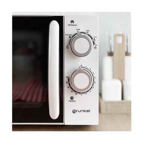 MICROONDAS DE 20L. 700W GRUNKEL - MW-20SG-1