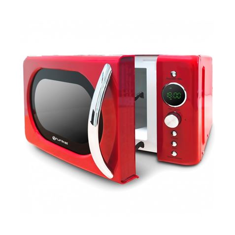 MICROONDAS VINTAGE ROJO 700W. GRUNKEL - MW-DG R-1