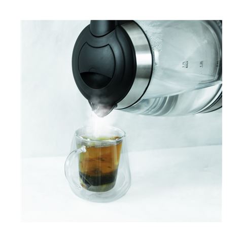 HERVIDOR DE AGUA 1.7 LITROS 2.000W. DEPOSITO CRISTAL GRUNKEL - HV-16CRISTAL-1