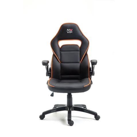 REACONDICIONADA SILLA GAMING GM400 NEGRO/NARANJA MUVIP - MV0125 OK (1)