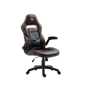 REACONDICIONADA SILLA GAMING GM400 NEGRO/NARANJA MUVIP - MV0125  OK (2)