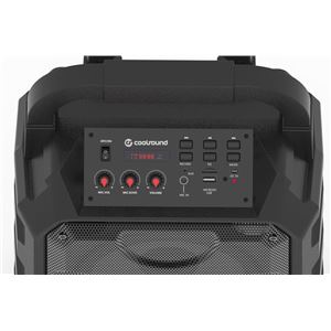 REACONDICIONADO ALTAVOZ KARAOKE BLUETOOTH PARTY BOOM 30W + MICROFONO COOLSO - CS0214-2