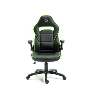 REACONDICIONADA SILLA GAMING GM400 NEGRO/VERDE MUVIP