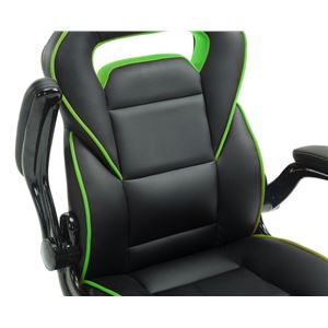 REACONDICIONADA SILLA GAMING GM400 NEGRO/VERDE MUVIP - MV0126 (8) REACONDICIONADA SILLA GAMING GM400 NEGRO/VERDE MUVIP - MV0126 (8)