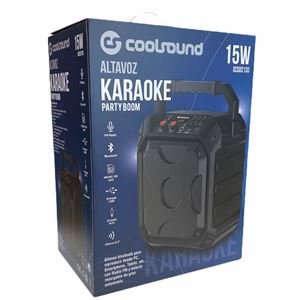 REACONDICIONADO ALTAVOZ KARAOKE BLUETOOTH PARTY BOOM 15W COOLSOUND - CS0213-2 REACONDICIONADO ALTAVOZ KARAOKE BLUETOOTH PARTY BOOM 15W COOLSOUND - CS0213-2