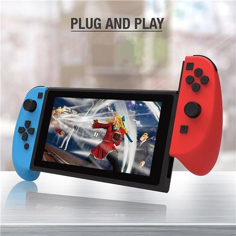 MANDO COMPATIBLE NINTENDO SWITCH ROJO/AZUL - 56735-1 MANDO COMPATIBLE NINTENDO SWITCH ROJO/AZUL - 56735-1
