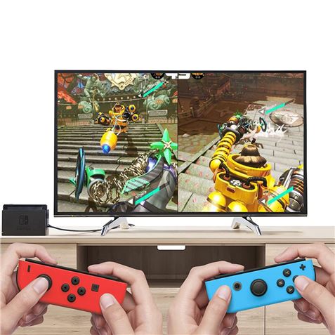 MANDO INALÁMBRICO JOY-CON COMPATIBLE NINTENDO SWITCH ROJO/AZUL - 56736-1