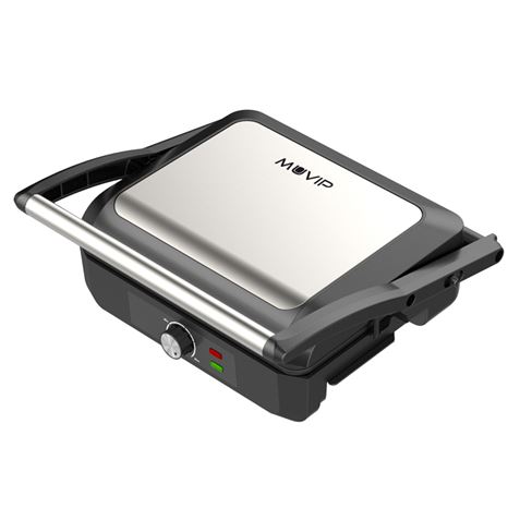 REACONDICIONADA SANDWICHERA GRILL INOXIDABLE 2200W 180º MUVIP - MV0401-1 REACONDICIONADA SANDWICHERA GRILL INOXIDABLE 2200W 180º MUVIP - MV0401-1