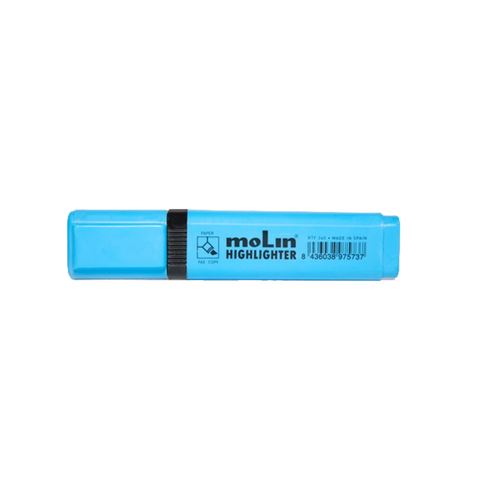MARCADOR FLUORESCENTE MOLIN RECTANGULAR AZUL - RTF240-10-3