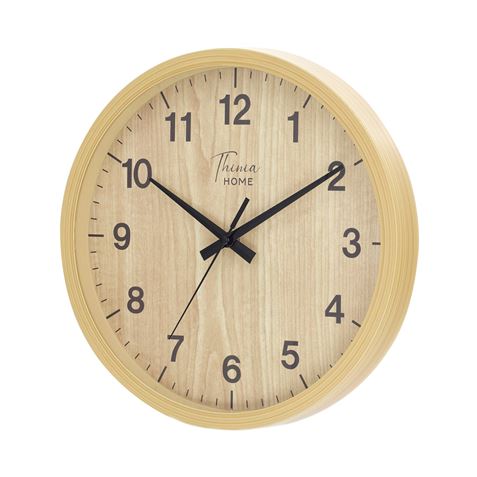 RELOJ DE PARED COLOR MADERA - 81029-2