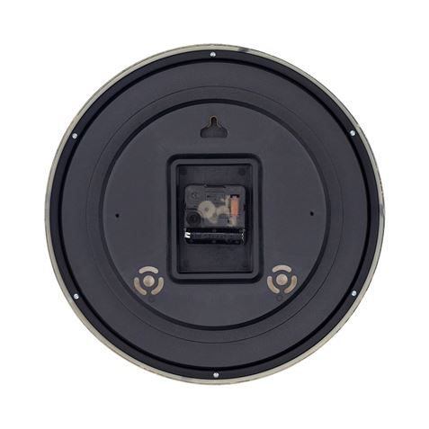 RELOJ DE PARED COLOR MADERA - 81029-4