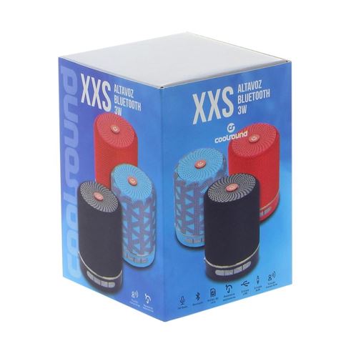 REACONDICIONADO ALTAVOZ BLUETOOTH XXS 3W NEGRO COOLSOUND - XXS-2 REACONDICIONADO ALTAVOZ BLUETOOTH XXS 3W NEGRO COOLSOUND - XXS-2