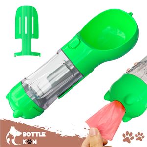 BOTELLA MULTIFUNCIÓN MASCOTAS BIWOND BOTTLE KAN VERDE - BW0118-1